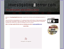 Tablet Screenshot of investigatingtheterror.com